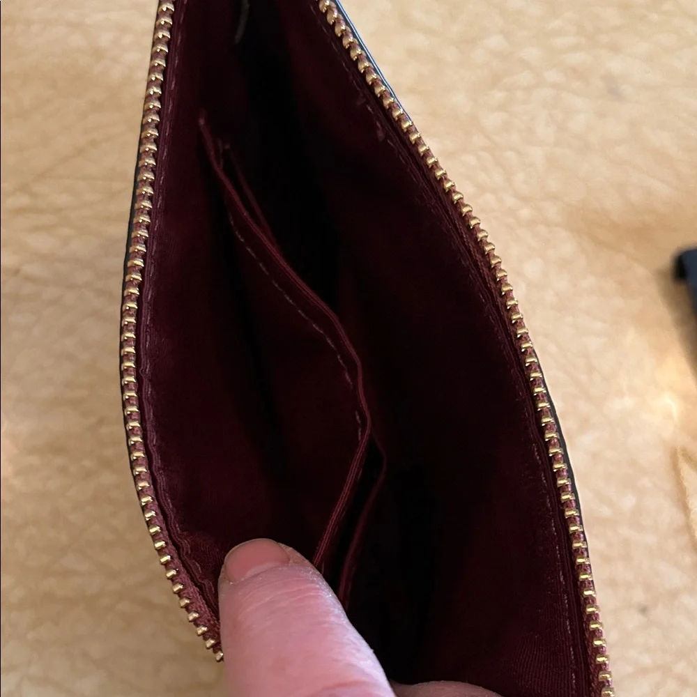 Coach Pink Wristlet with Logo & Coach Red Necklace - Picture 2 of 5